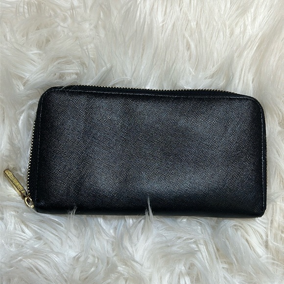 Authentic Tory Burch blk saffiano continental wallet - Picture 5 of 11